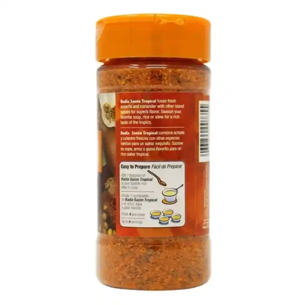 Badia Sazón Tropical con Cilantro y Achiote 6.75 oz - Imagen 3