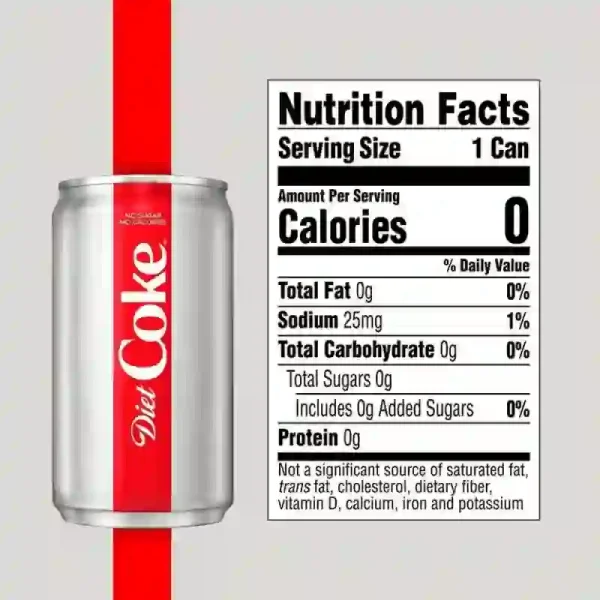 Coca-Cola de Dieta Mini (7.5oz _ paquete de 30) - Imagen 2