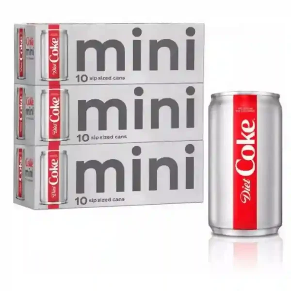 Coca-Cola de Dieta Mini (7.5oz _ paquete de 30)