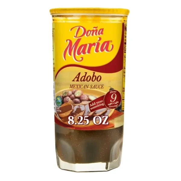 DOÑA MARIA Adobo Mole, Estable, Frasco de Vidrio de 8.25 oz