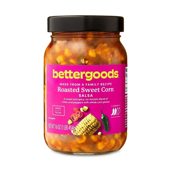 bettergoods Salsa de Maíz Asada Mediana, 16 oz 454gr