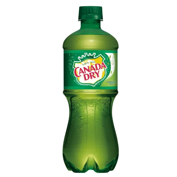 Canada Dry Café sin Cafeína Ginger Ale, 20 Fl. Oz