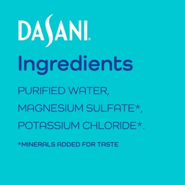 Dasani Paquete de 32 Botellas de Agua Purificada 16,9 fl oz - Imagen 2