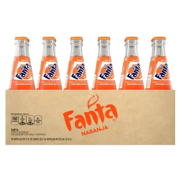 Fanta de Naranja  355 mL, Paquete de 24