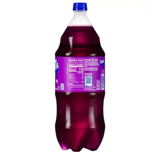 Fanta Grape Pop, Refresco de Frutas Botella de 2 Litros - Imagen 2