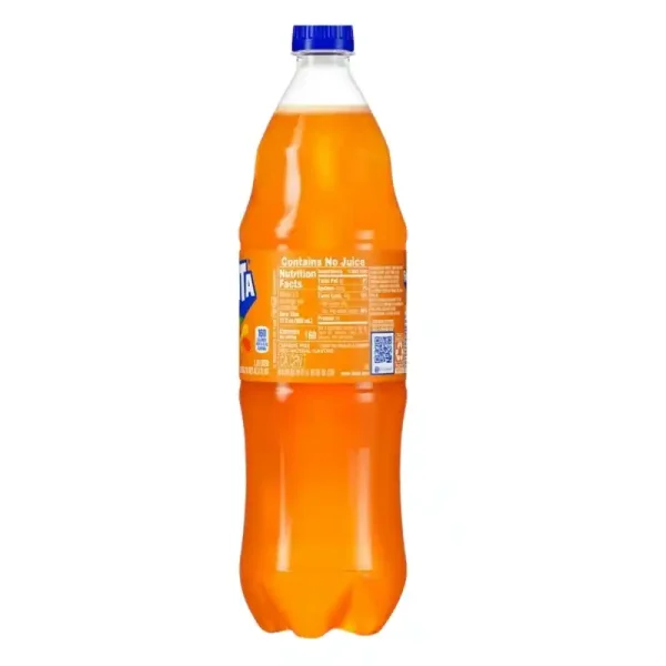 Fanta Naranja Refresco de Fruta Pop, Botella de 1,25 Litros - Imagen 2