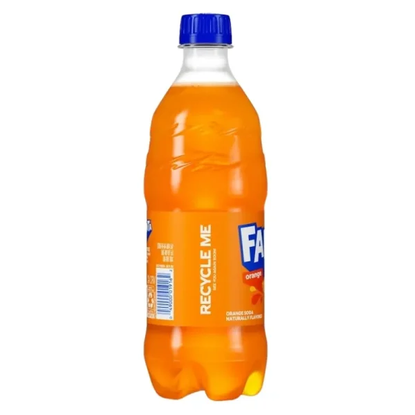 Fanta Orange Pop, Refresco. Botella de Plástico de 20 fl oz - Imagen 4