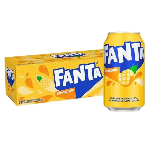 Fanta Pineapple, 12 fl oz, 12 Pack