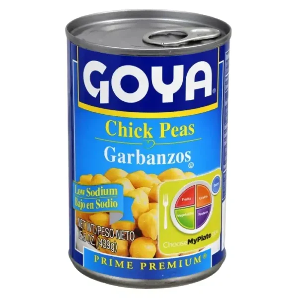 Garbanzos Bajos en Sodio Goya 15.5 oz (439g)