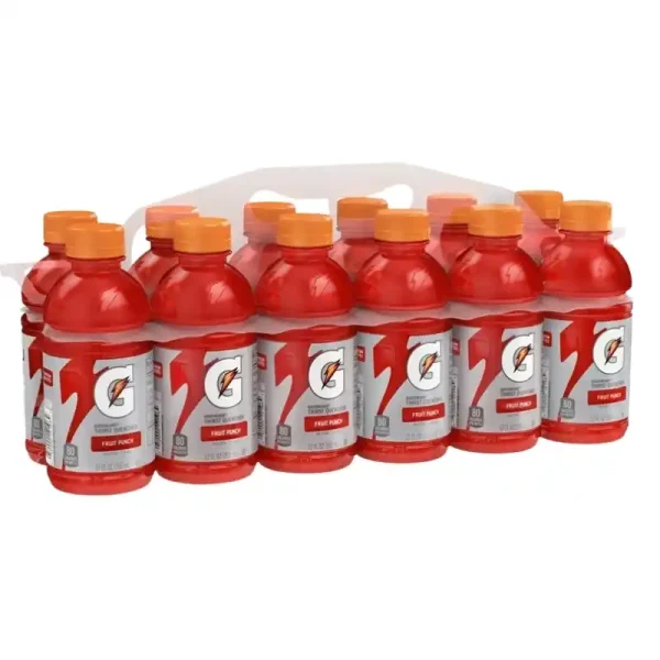 Gatorade Paquete de 12 Botellas, Ponche de Frutas, 12 fl oz