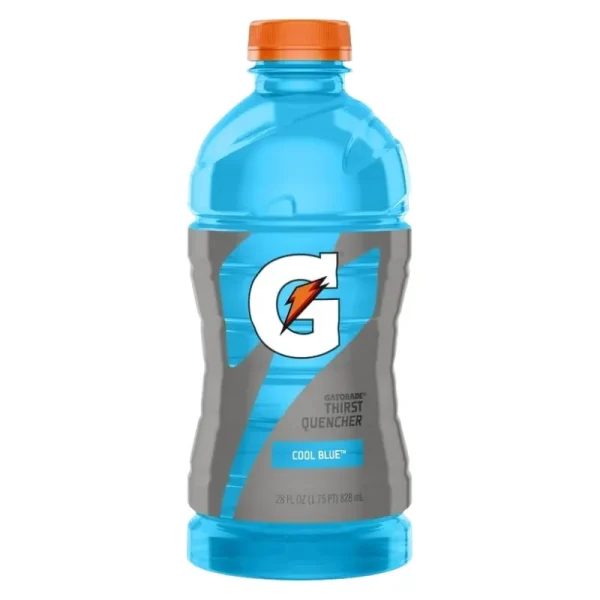 Gatorade.  Bebidas Deportivas Azul Frío, Botella de 28 fl oz