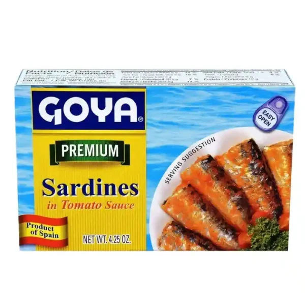 Sardinas Goya Premium en Salsa de Tomate, 4.25 oz