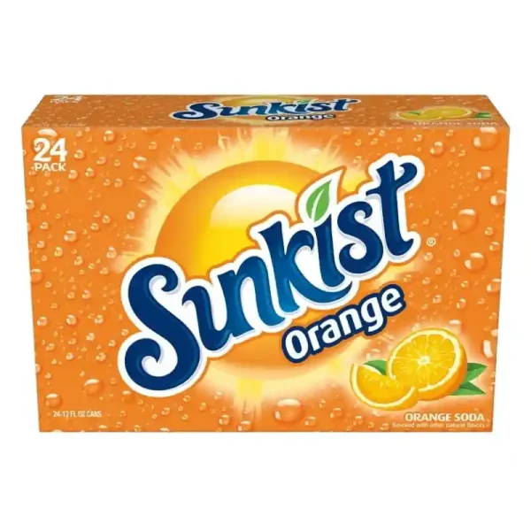 Sunkist Orange. Paquete de 24 Refresco 12 fl oz - Imagen 4