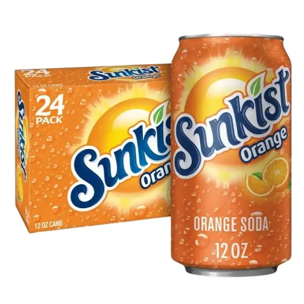 Sunkist Orange. Paquete de 24 Refresco 12 fl oz