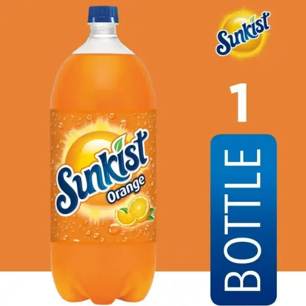 Sunkist Orange Refresco 2 L, Botella - Imagen 4