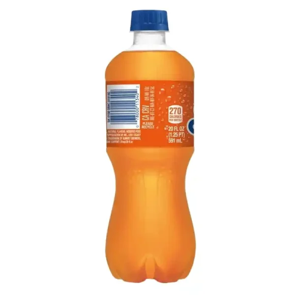 Sunkist Orange Botella Soda Pop, 20 fl oz - Imagen 4