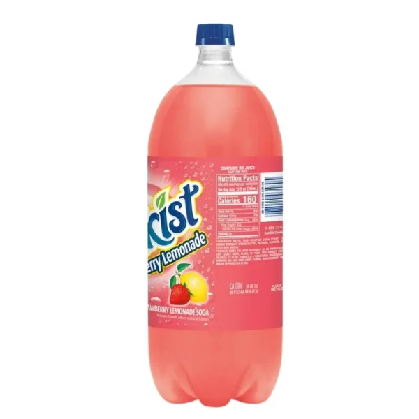 Sunkist Refresco de Limonada de Fresa sin Cafeína, 2 L, Botella - Imagen 5