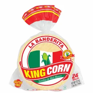La Banderita King Corn Tortillas 24 Unidades