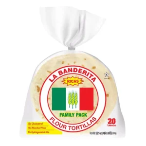 La Banderita Paquete Familiar de Tortillas de Harina 22.5 oz, 20 Unidades