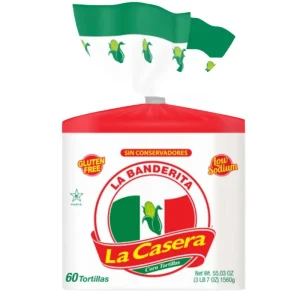 La Banderita la Tortillas de Maíz Casera, 55.03 Onzas (60 Unidades)