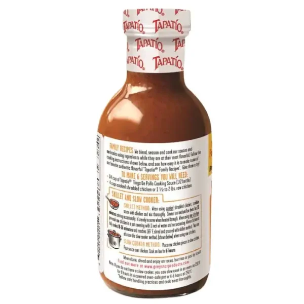 Tapatío Salsa para Cocinar Tinga de Pollo 13oz Líquida - Imagen 3