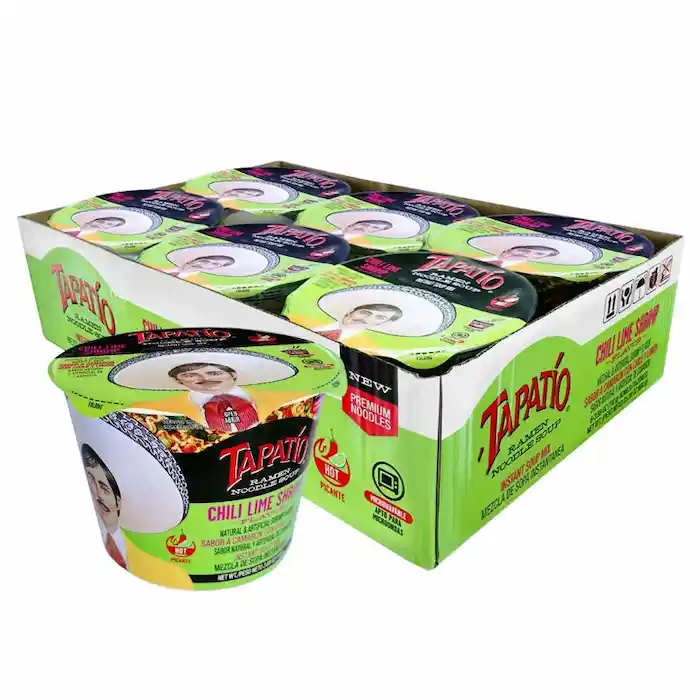 Tapatio Spicy Chili Lime Shrimp Flavor Ramen Noodle Soup, 3.8 oz (Pack of 6)