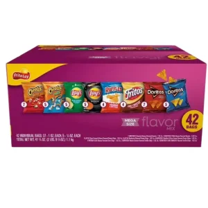 Frito-Lay Paquete Variado de Chips de Refrigerio con Mezcla de Sabores Paquete Múltiple de 42 Unidades