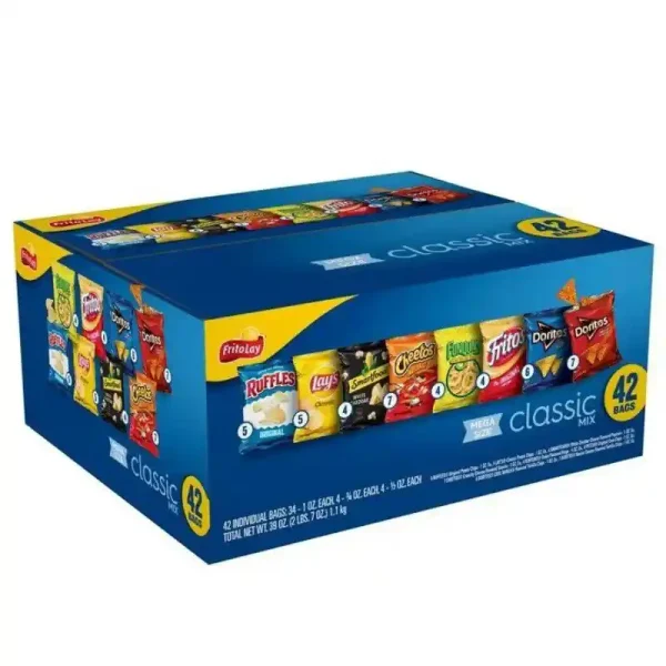 Frito Lay Paquete Variado de Chips de Mezcla Clásica Tamaño Mega, 1 oz, 42 Unidades - Imagen 2