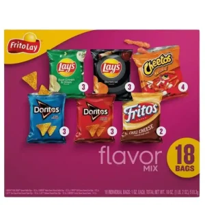 Frito Lay Paquete Variety de Chips de Mezcla de Sabor 1 oz, 18 Unidades