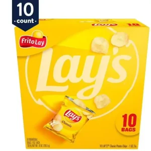 Lay's Papas Fritas Clásicas 1 oz, 10 Bolsas