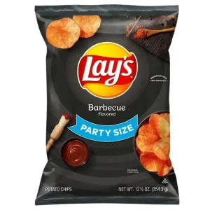 Lay's Papas Fritas con Sabor a Barbacoa Tamaño para Fiesta, Bolsa de 12.5 oz
